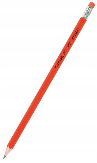 Ołówek drewniany z gumką Q-CONNECT HB lakierowany Q-CONNECT