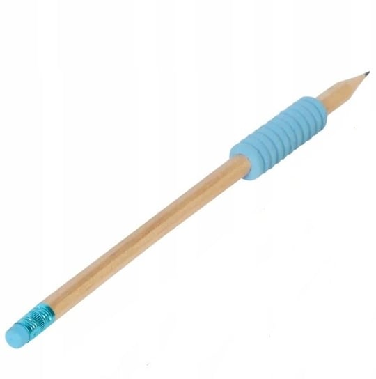 Ołówek drewniany z kolorową nakładką, miękki niebieski uchwyt, 1 szt. Inna marka