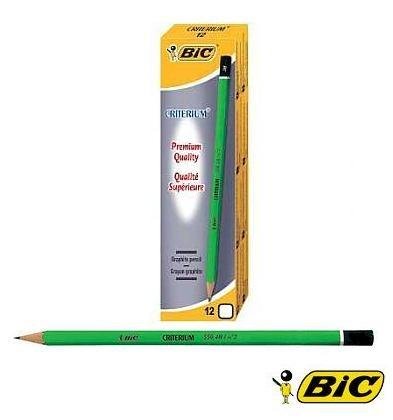 Ołówek grafitowy, 2H, 12 sztuk BIC