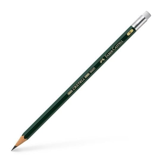 Ołówek grafitowy z gumką, Castell 9000 B, 12 sztuk Faber-Castell