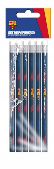ołówek grafitowy z gumką FCB FC Barcelona Barca 6 szt CYP