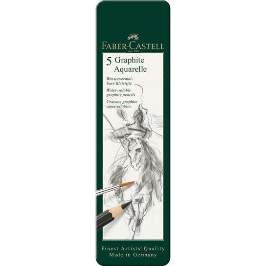 Ołówek Graphite Aquarelle, 5 sztuk Faber-Castell