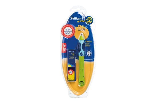 Ołówek Griffix 2 Leworęczny + 3 wkłady PELIKAN - Green Pelikan