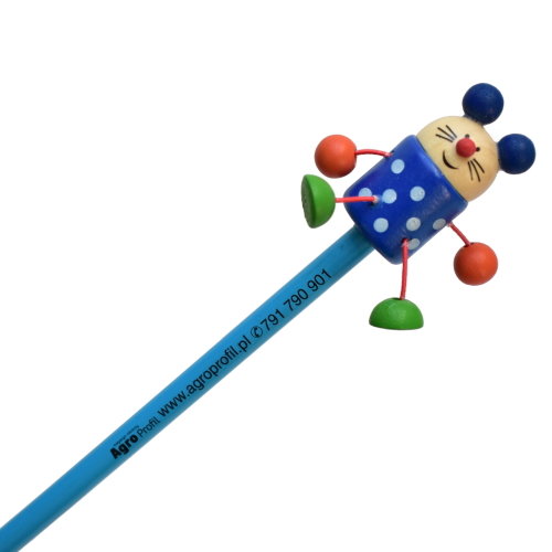 Ołówek HB niebieski, myszka Agro Profil