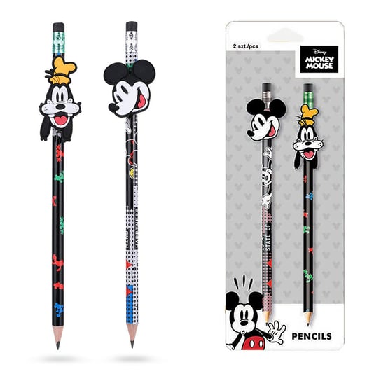 Ołówek HB z gumką 2 szt. Colorino Disney Mickey Mouse Goofy 16494PTR_GOOFY Colorino