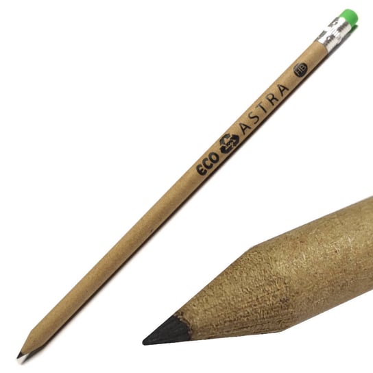 Ołówek Hb Z Papieru Kraftowego Eco Z Gumką Astra Astra