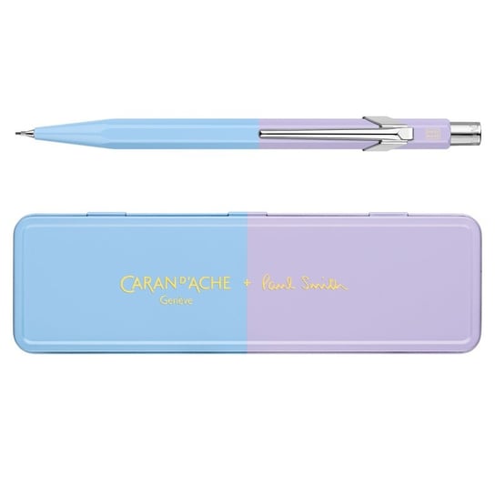 Ołówek mechaniczny 844 0,5mm, Paul Smith Ed4 w pudełku SkyBlue/Lavender CARAN D'ACHE