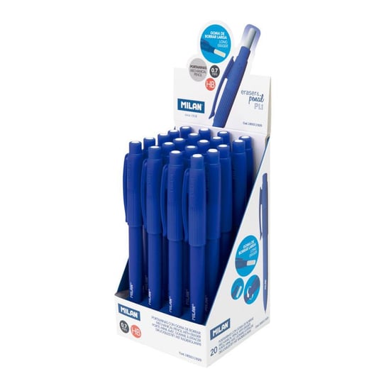 Milan PL1 Touch Lot 20 Portaminas 0.5 Milan PL1 Touch 185011920 Assortiment De 20 Porte-mines Multicolore 0,7 Mm Écrit Portaminas 0 7 Mm Fournitures Scolaires Bureau