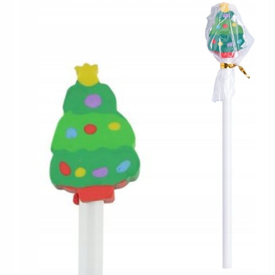 Ołówek Świąteczny Z Gumką Drzewko Choinka Święta Voyager