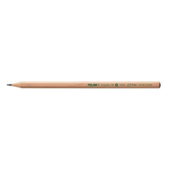 Ołówek sześciokątny HB natural p12 07121212FSC MILAN cena za 1szt. Milan