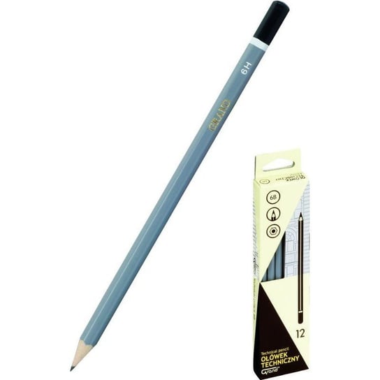 Ołówek techniczny, HB, 12 sztuk Grand