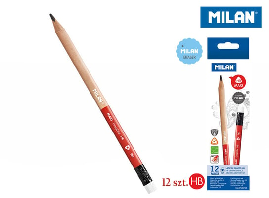 Ołówek trójkątny Maxi, HB Milan