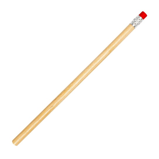 Ołówek z gumką HICKORY brązowy Inna marka