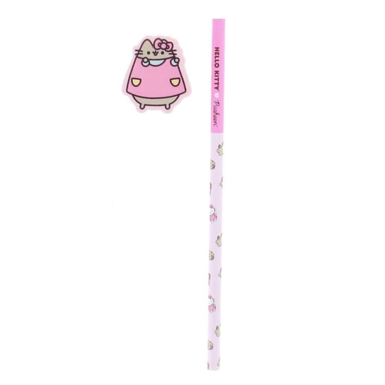 Ołówek z gumką Pusheen Hello Kitty Pusheen