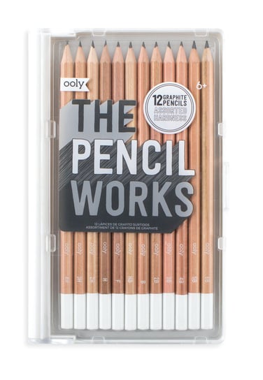 Ołówki drewniane, The Pencil Works, 12 sztuk Kolorowe Baloniki