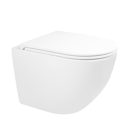 Oltens Hamnes Stille miska WC wisząca PureRim z powłoką SmartClean biała 42521000 Inna marka