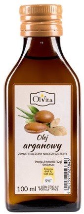 Olvita, Olej arganowy, zimnotłoczony, 100 ml Olvita