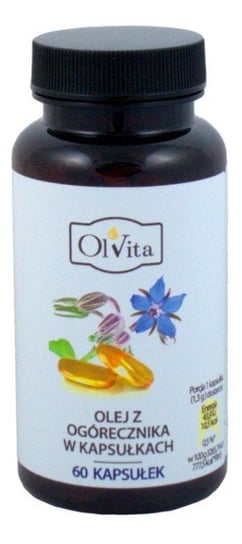 Olvita, olej z Ogórecznika, Suplement diety, 60 kaps. Olvita