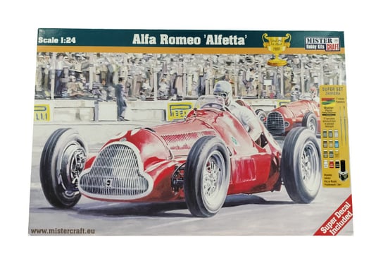 Olymp Aircraft, Model Samochodu Do Sklejania, Alfa Romeo "Alfetta" 1:24 D-222 Alfa Romeo
