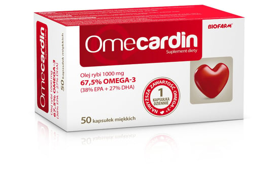 Omecardin, suplement diety, 50 kapsułek miękkich Biofarm