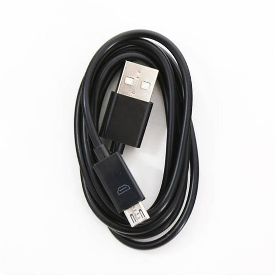 OMEGA BAJA PVC MICRO USB TO USB & DATA POLY CABLE 2A 1M BLACK [44344] OMEGA