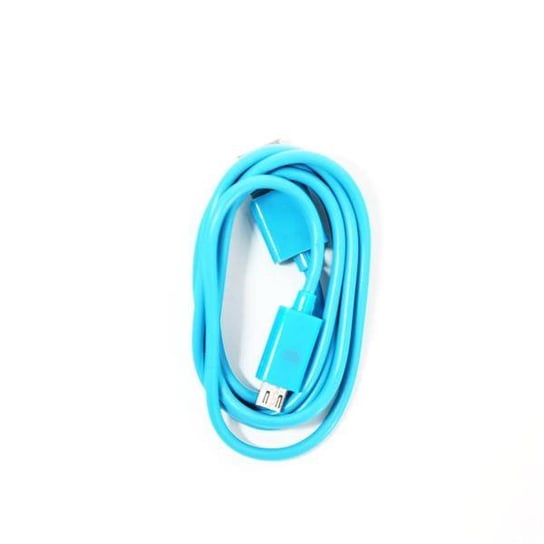 OMEGA BAJA PVC MICRO USB TO USB & DATA POLY CABLE 2A 1M BLUE [44340] OMEGA