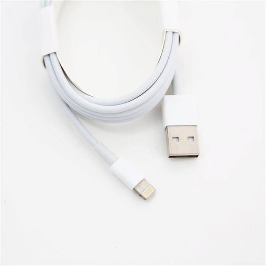 OMEGA FABRIC CABLE HIGH QUALITY LIGHTNING TO USB 1,2A 100 COPPER TAIWAN POLY 2M WHITE [44278] OMEGA