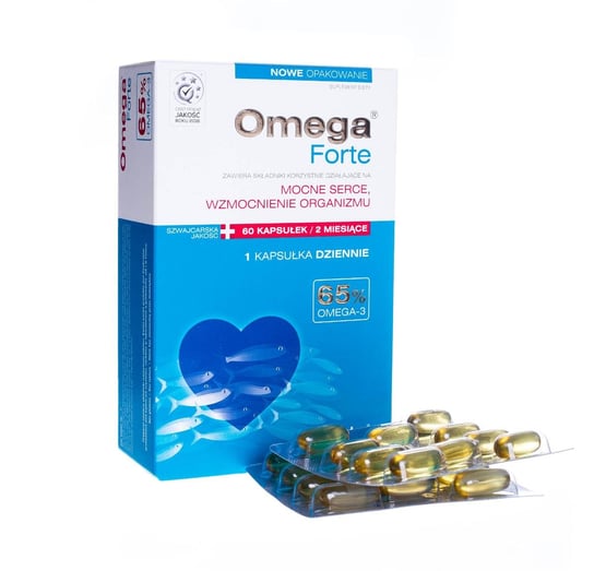 Omega Forte 65% Omega-3, 60 kaps. Nutropharma