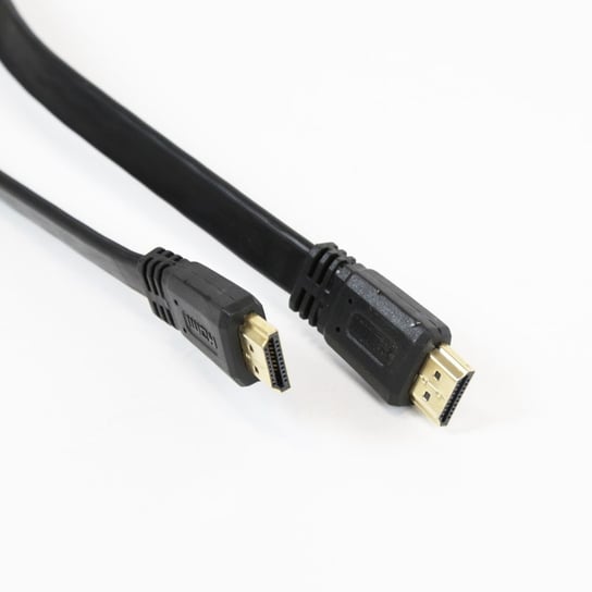 Omega Hdmi Cable Kabel Flat Kabel Hdmi V.1.4 Flat 4K Resolution Supported 5M Black Blister [41849] OMEGA
