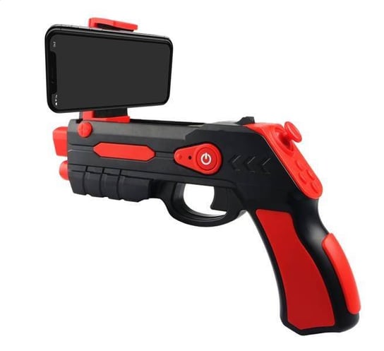 OMEGA REMOTE AUGMENTED REALITY GUN BLASTER BLACK+RED [44098] Inny producent