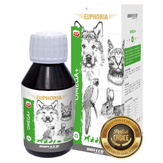 Omega+ suplement diety dla psa i kota BioFeed 100ml Biofeed