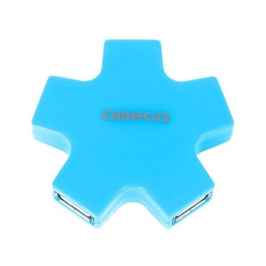 OMEGA USB 2.0 HUB 4 PORT STAR BLUE [43520] OMEGA