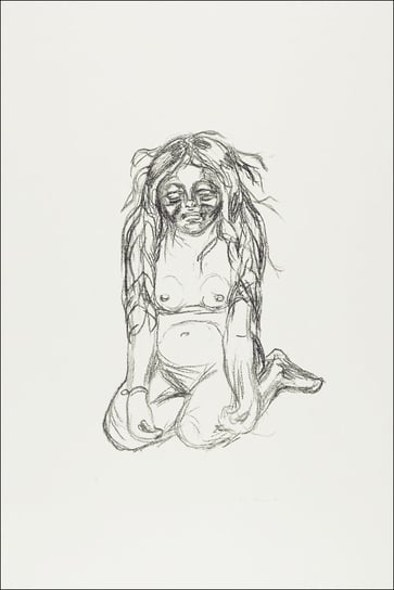 Omega Weeping (ca. 1908–1909), Edvard Munch - plak / AAALOE Inna marka