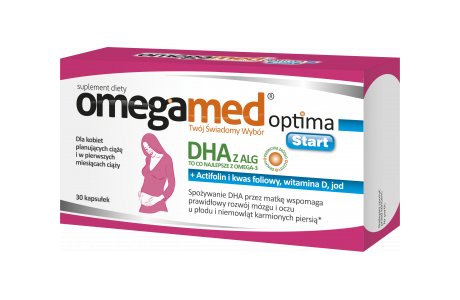 Omegamed Optima Start, suplement diety, 30 kapsułek Omegamed