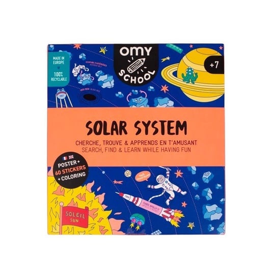 Omy - Plakat Do Nauki I Zabawy - Solar System Inna marka