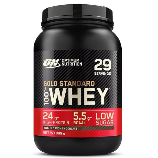 ON 100% Whey Gold 900g Double Rich Chocolate Optimum Nutrition