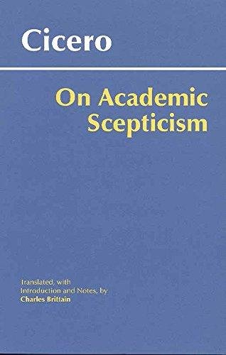 On Academic Scepticism Cicero