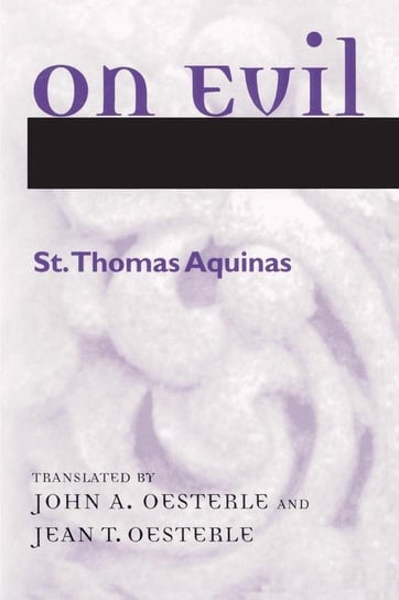 On Evil Aquinas Thomas