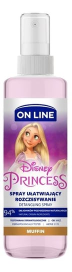 On Line, Disney Spray Do Włosów Ułatwiający Rozczesywanie Princess, Muffin, 200 ml On Line