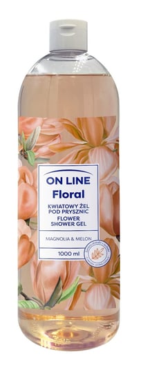 On Line Floral, Żel Pod Prysznic, Magnolia Melon, 1000ml On Line