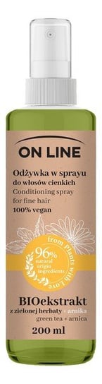 On Line From Plants With Love Odżywka do włosów w sprayu BIO ekstrakt z Zielonej Herbaty i Arnika 200ml On Line