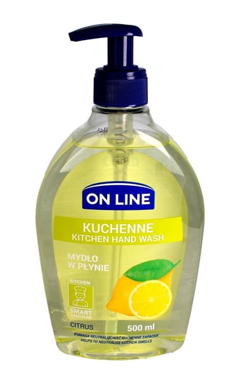 On Line, mydło kuchenne z dozownikiem Citrus, 500 ml On Line