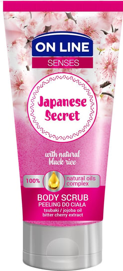 On Line, Senses, peeling do ciała Japanese Secret, 200 ml On Line