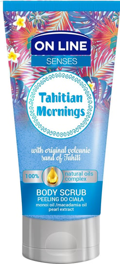 On Line, Senses, peeling do ciała Tahitian Morning, 200 ml On Line
