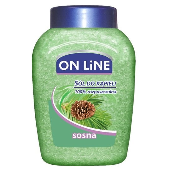 On Line, sól do kąpieli Sosna, 750 g On Line