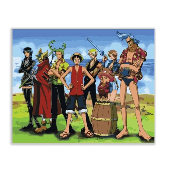 One Piece - Malowanie po Numerach nerd hunters