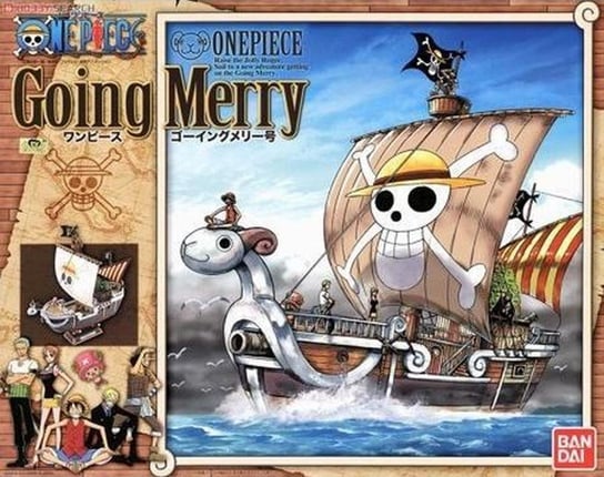 One Piece - Model Kit - Ship - Going Merry - 30 Cm 'Reprod' BANDAI