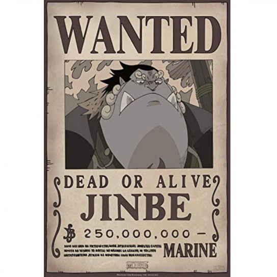One Piece Poster Wanted Jinbe (525) Abysse Corp
