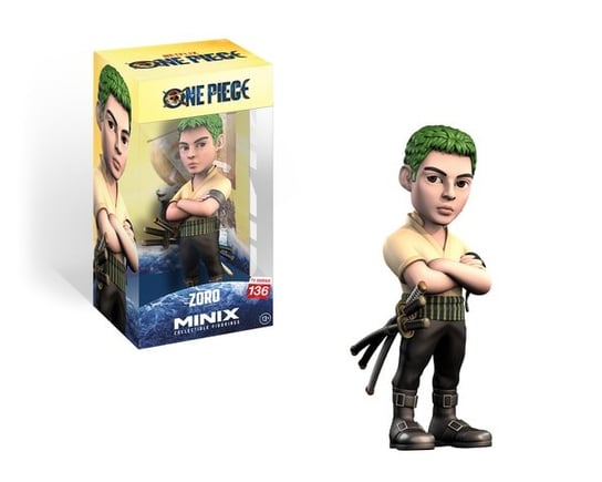 one piece zoro roronoa figurka minix #136 12cm Minix