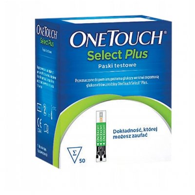 One Touch Select Plus Paski Testowe, 50 Sztuk Inna marka